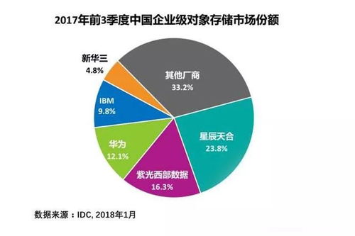 紫光西部數(shù)據(jù)躍居2017中國對象存儲市場第二，信息技術(shù)咨詢服務(wù)嶄露頭角